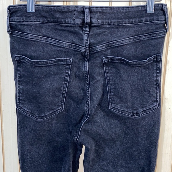 We the Free High Rise Raw Hem Skinny Jeans Black - Picture 6 of 12